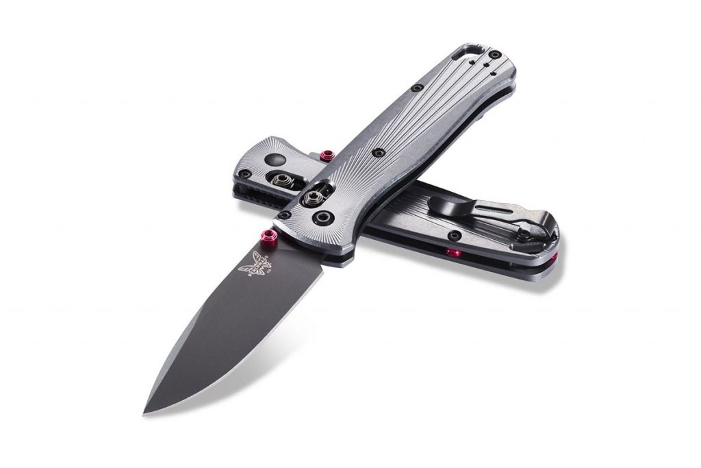 The Bugout is a classy knife, suitable for evenings in the city as well as working in the back forty.